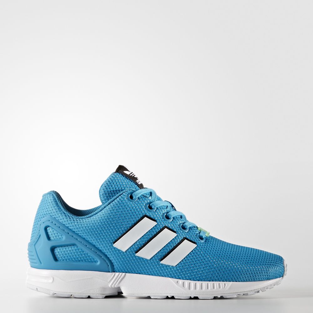 Adidas Zx Flux - Originals για αγορια - Ανοιχτο Τυρκουάζ/Ασπρα/Ασπρα,Μέγεθος: EU 27 – 39 1/3 (762JVE